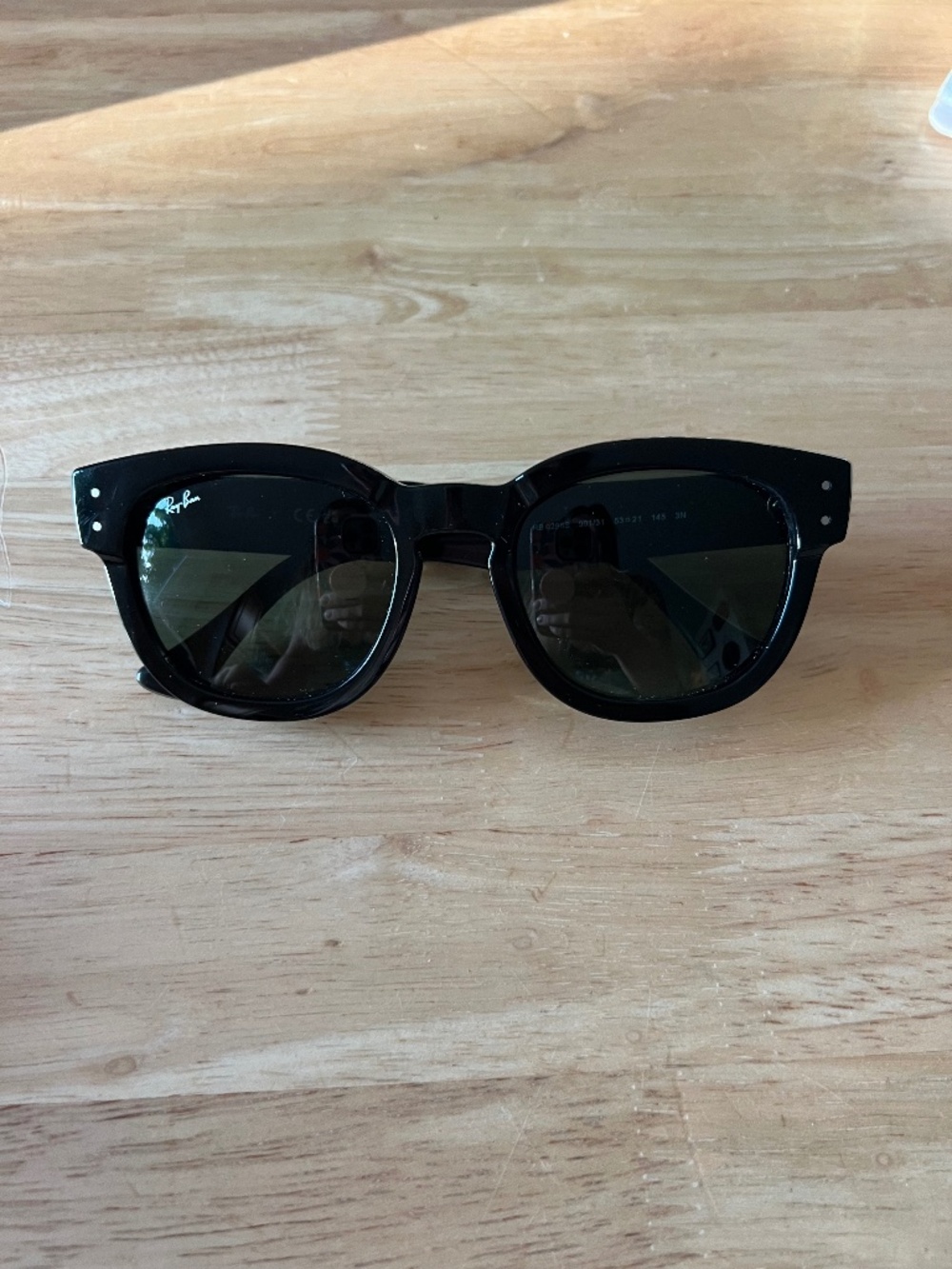 Ray-Ban Mega Hawk Eye Black Sunglasses